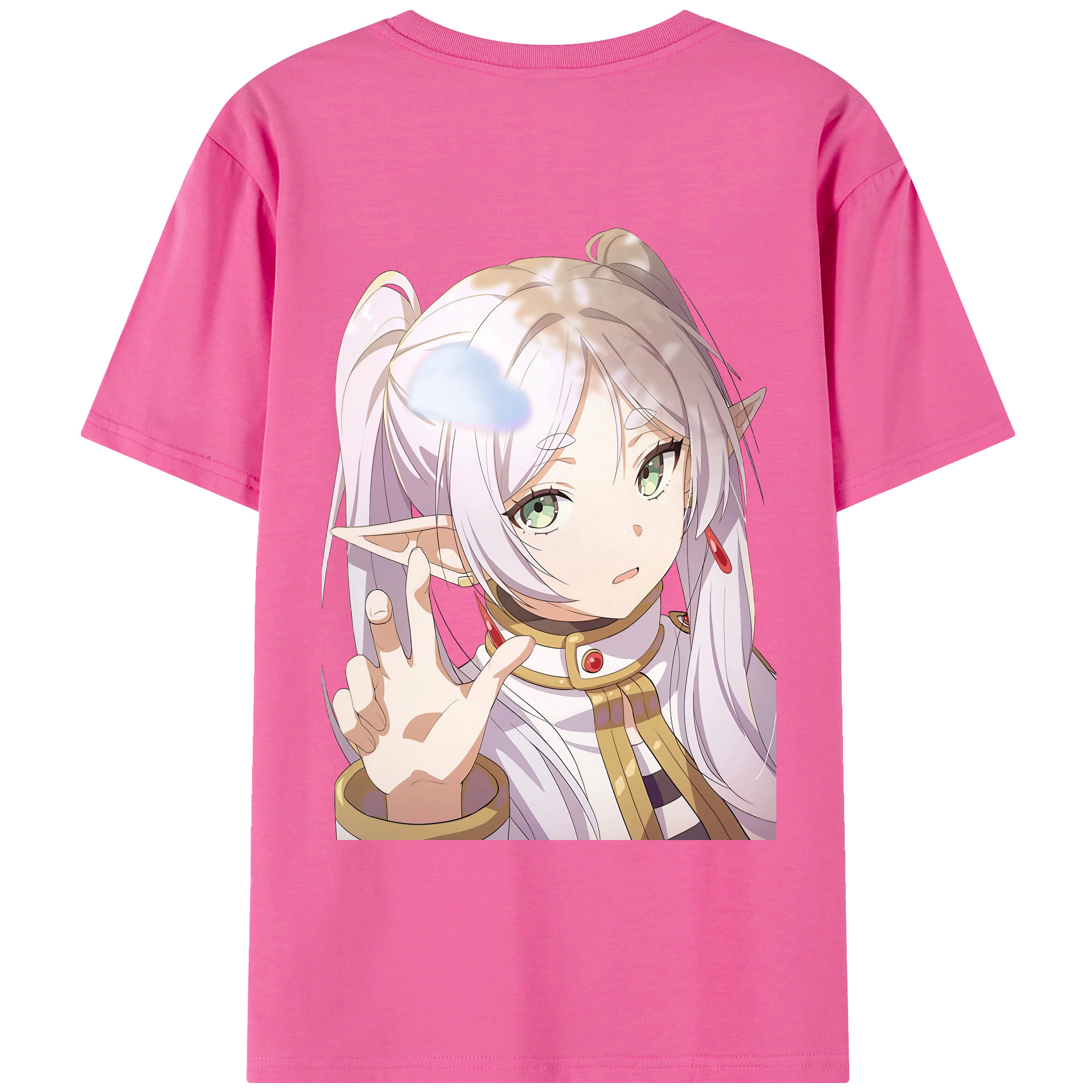（画像用） 葬送のフリーレン Frieren レディース半袖Tシャツ(バックプリント)
